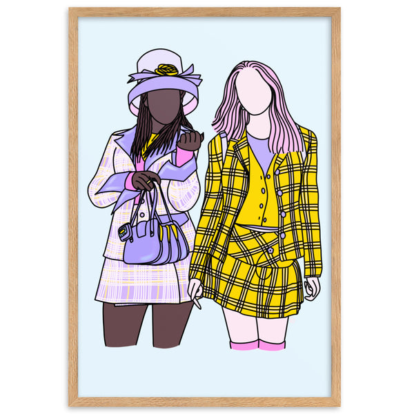 CLUELESS Framed Art Print