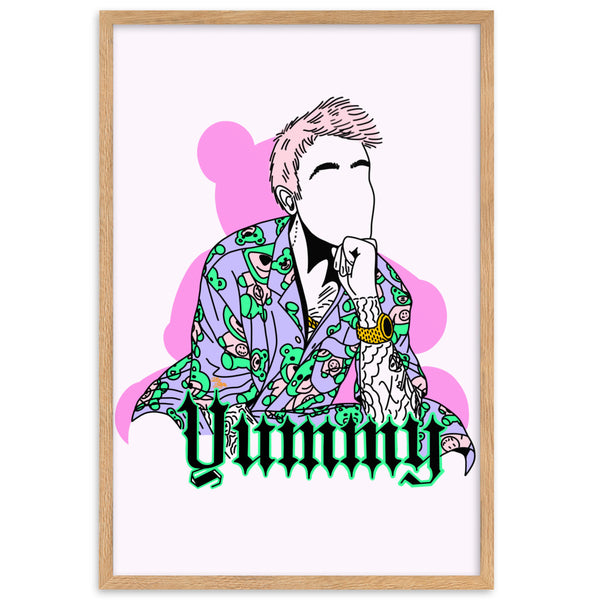 YUMMY Framed Art Print