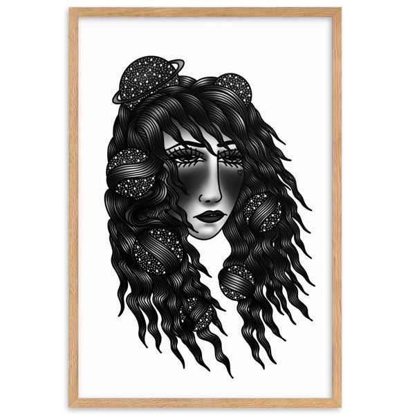 ON MY MIND Framed Art Print