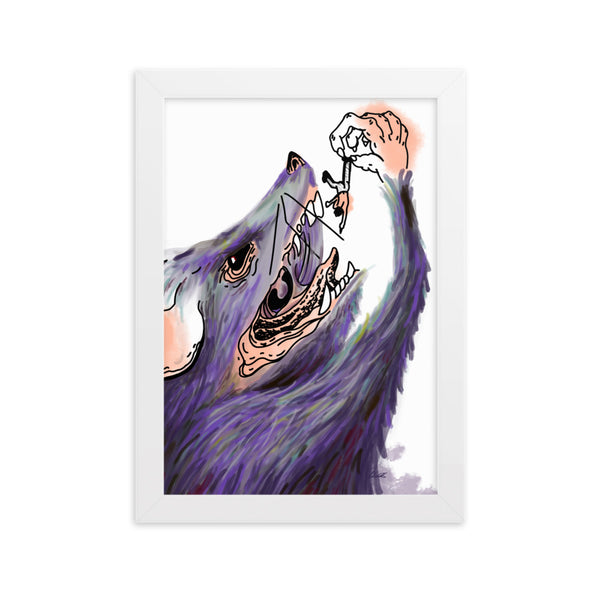 RAT & MAN Framed Art Print