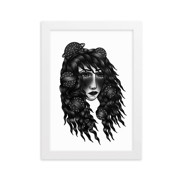 ON MY MIND Framed Art Print