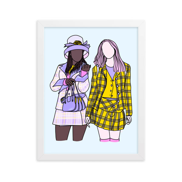 CLUELESS Framed Art Print