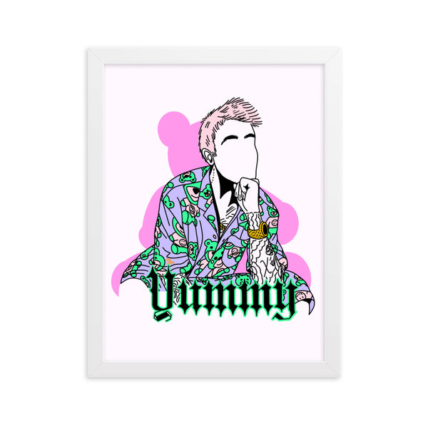 YUMMY Framed Art Print