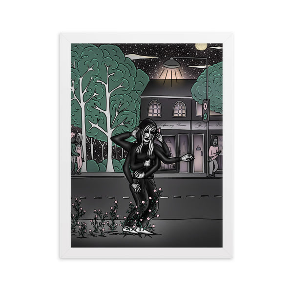 DREAMS IN SLOW MOTION Framed Art Print