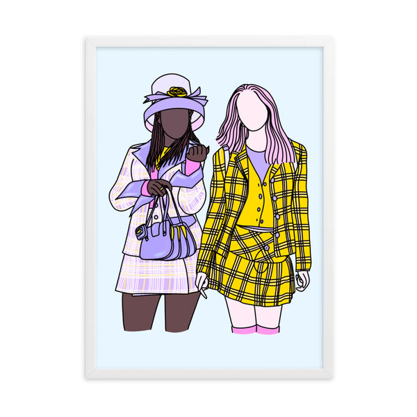 CLUELESS Framed Art Print