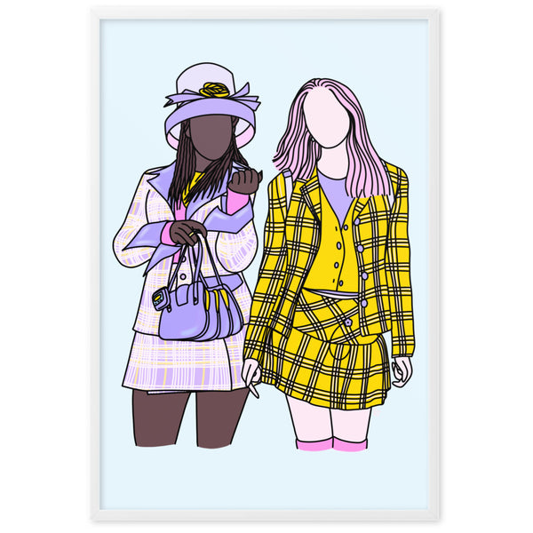 CLUELESS Framed Art Print