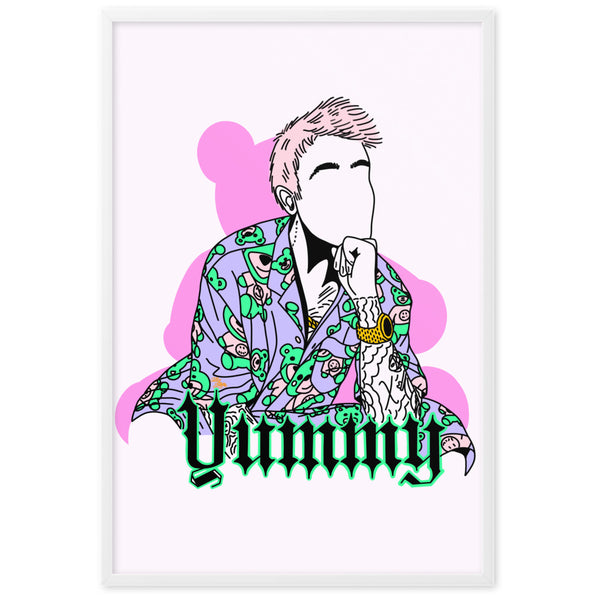 YUMMY Framed Art Print