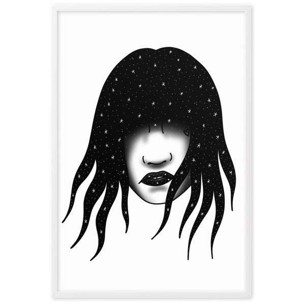 SPACED OUT Framed Art Print