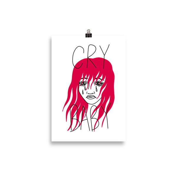 CRY BABY Art Print