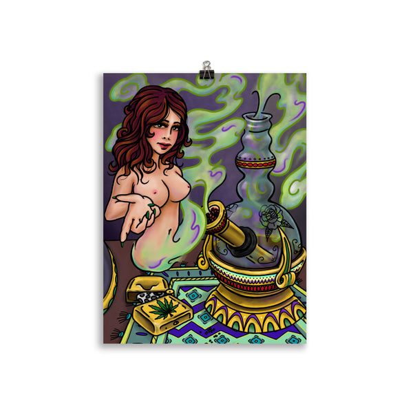 WEED GENIE Art Print