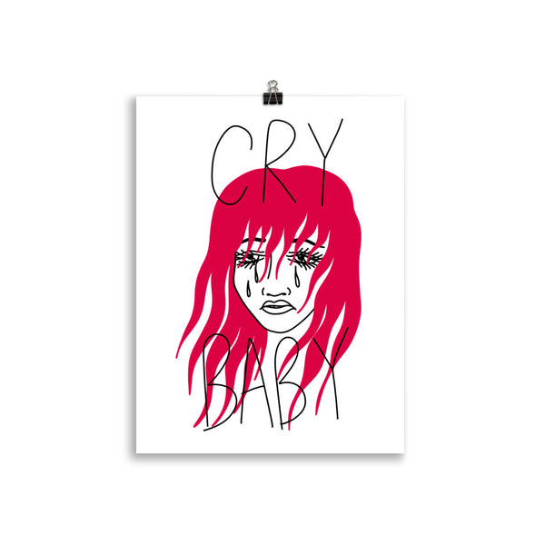 CRY BABY Art Print