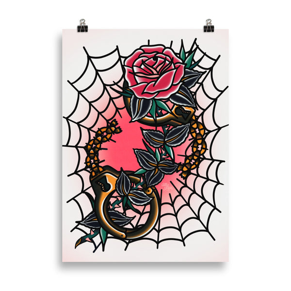 CUFFS & WEBS Art Print