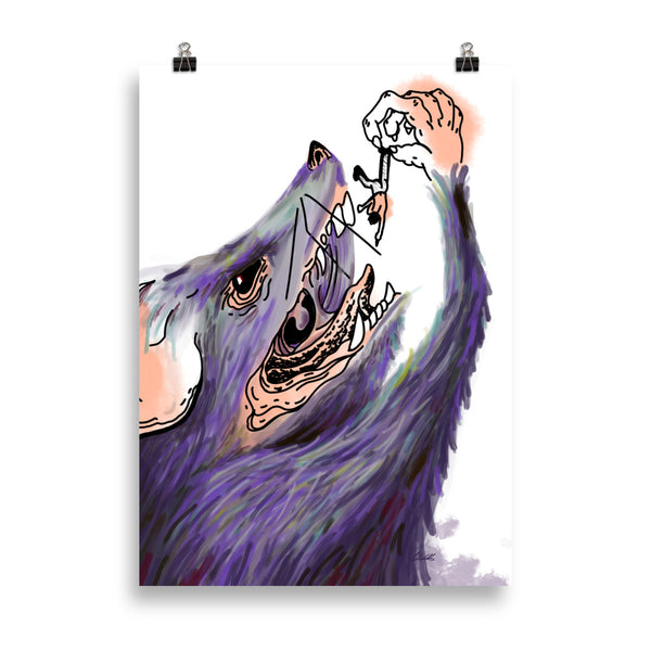 RAT & MAN Art Print