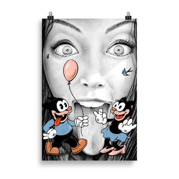 BE HAPPY Art Print