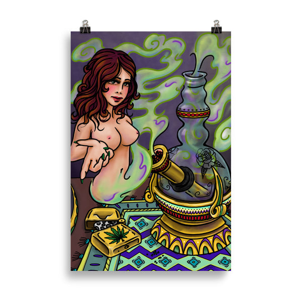 WEED GENIE Art Print