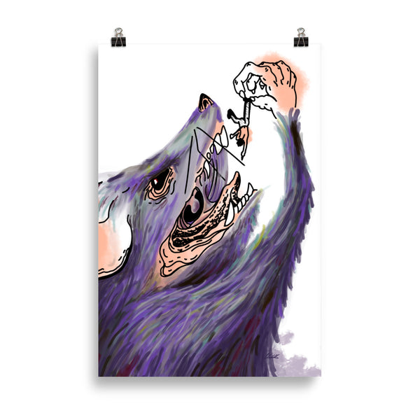 RAT & MAN Art Print