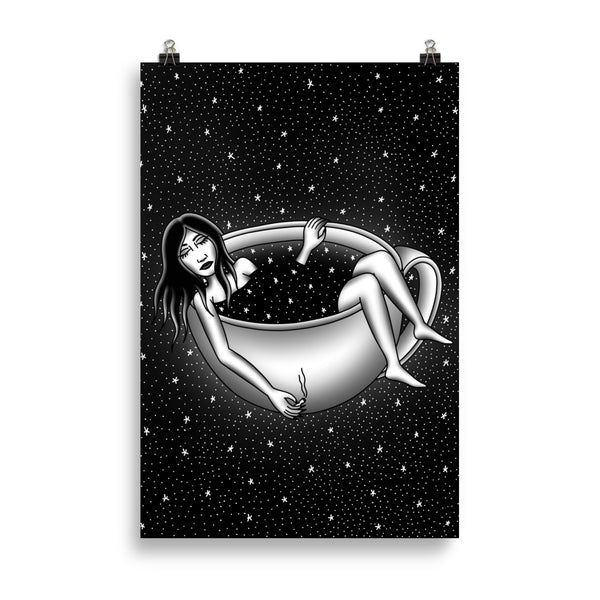 CAFFEINATED DREAMS Art Print