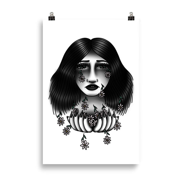 TEARS IN BLOOM Art Print