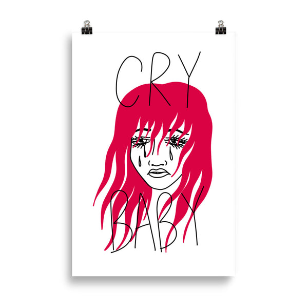 CRY BABY Art Print