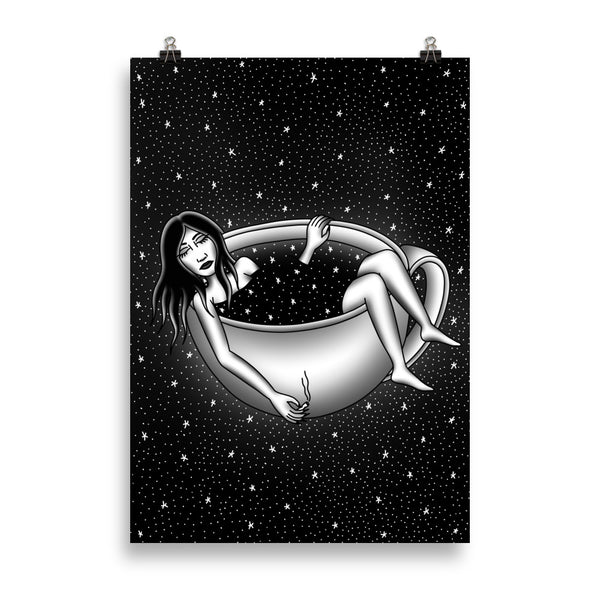 CAFFEINATED DREAMS Art Print