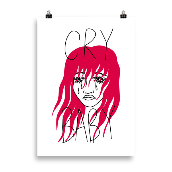 CRY BABY Art Print