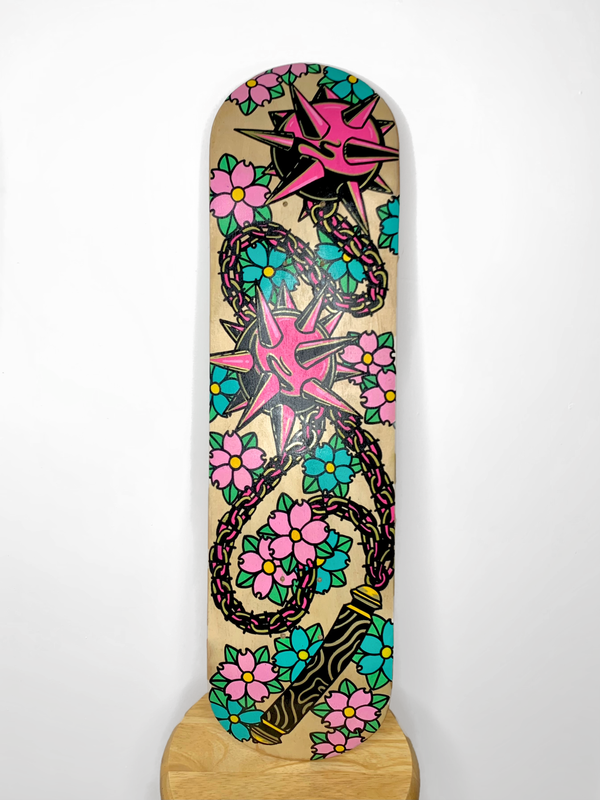 MACE BLOSSOMS Skate Deck