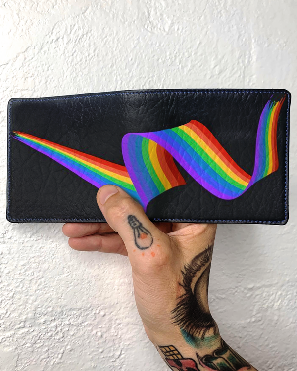 MAGIC JOURNEY RAINBOW Leather Wallet