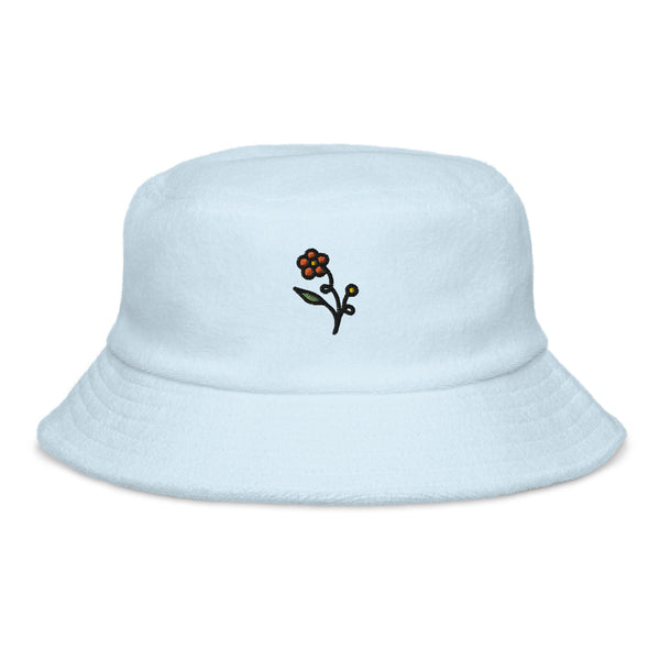 BABY DAISY Terry cloth bucket hat